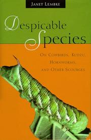 Cover of: Despicable Species