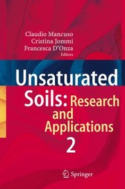 Cover of: Unsaturated Soils Research and Applications by 