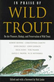 Cover of: In praise of wild trout