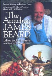 Cover of: The armchair James Beard