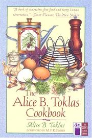 Cover of: The Alice B. Toklas cook book by Alice B. Toklas