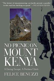 Cover of: No picnic on Mount Kenya by Felice Benuzzi