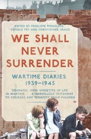 Cover of: We Shall Never Surrender British Voices 19391945 by Penelope Middelboe