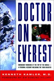 Cover of: Doctor on Everest by Kenneth Kamler