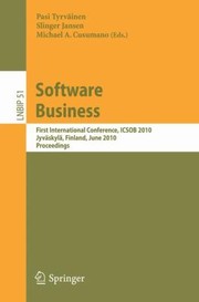 Cover of: Software Business
            
                Lecture Notes in Business Information Processing