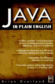 Cover of: Java in plain English