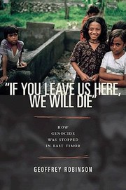 Cover of: If You Leave Us Here We Will Die
            
                Human Rights and Crimes Against Humanity