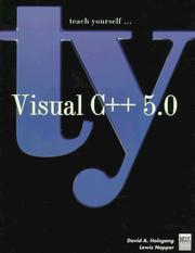 Cover of: Visual C++ 5.0 | David A. Holzgang