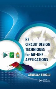 Cover of: RF Circuit Design Techniques for MfUHF Applications by Abdullah Eroglu
