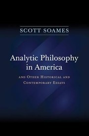 Cover of: Analytic Philosophy in America by 