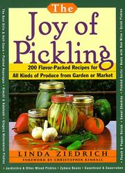 The joy of pickling by Linda Ziedrich