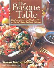 The Basque table by Teresa Barrenechea
