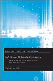 Cover of: Early Modern Philosophy Reconsidered Essays In Honor Of Paul Hoffman