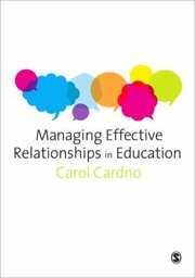 Cover of: Managing Effective Relationships In Education by 
