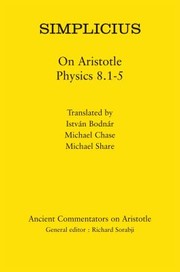 Cover of: Simplicius
            
                Ancient Commentators on Aristotle