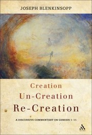 Cover of: Creation UnCreation ReCreation