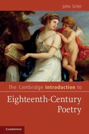 Cover of: The Cambridge Introduction to EighteenthCentury Poetry
            
                Cambridge Introductions to Literature Hardcover