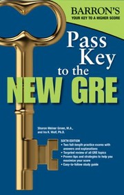 Cover of: Pass Key To The New Gre