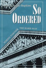 So ordered by Ann Branigar Hopkins