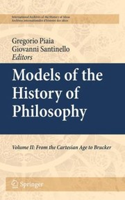 Models of the History of Philosophy Volume II
            
                International Archives of the History of Ideas Archives Inte cover