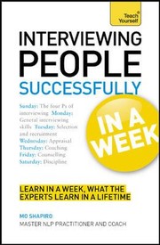 Cover of: Interviewing People Successfully in a Week
            
                Teach Yourself Business