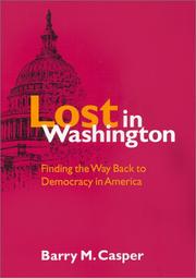 Cover of: Lost in Washington by Barry M. Casper