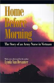 Cover of: Home before morning by Lynda Van Devanter