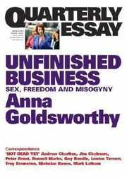 Cover of: Unfinished Business
            
                Quarterly Essay