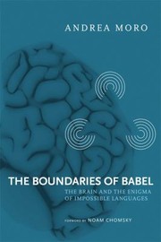 Cover of: The Boundaries of Babel
            
                Current Studies in Linguistics Paperback