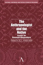 Cover of: The Anthropologist and the Native
            
                Cultural Historical and Textual Studies of Religions