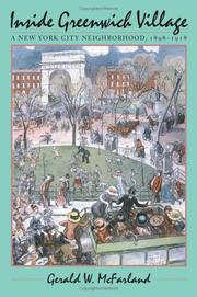 Cover of: Inside Greenwich Village: A New York City Neighborhood, 1898-1918