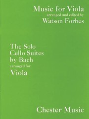 Cover of: The Solo Cello Suites Arranged for Viola