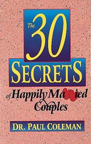 Cover of: The 30 secrets of happily married couples