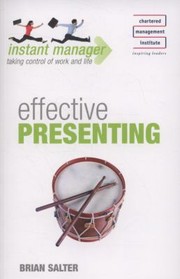 Cover of: Effective Presenting
            
                Instant Manager