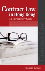 Cover of: Contract Law in Hong Kong Introductory Guide