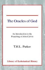 Cover of: The Oracles of God
            
                Library of Ecclesiastical History
