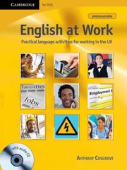 Cover of: English at Work with Audio CD