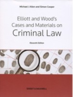 Cover of: Elliott  Woods Cases and Materials on Criminal Law by 