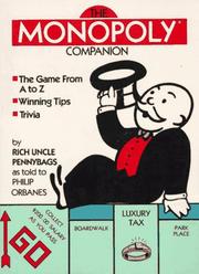 Cover of: The Monopoly companion by Philip Orbanes