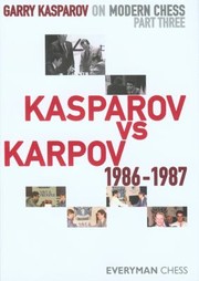 Cover of: Kasparov Vs Karpov 19861987
            
                Modern Chess