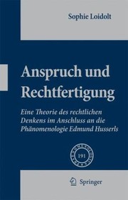 Cover of: Anspruch Und Rechtfertigung
            
                Phaenomenologica by 