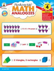 Cover of: Thinking Kids Math Analogies Grade 4
            
                Thinking Kids CarsonDellosa