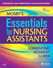 Cover of: Workbook and Competency Evaluation Review for Mosbys Essentials for Nursing Assistants by 