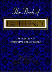 Cover of: The book of excellence: 236 habits of effective sales people
