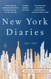 Cover of: New York Diaries, 1609 to 2009: 1609 to 2009