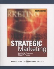 Cover of: Strategic Marketing David W Cravens Nigel F Piercy