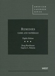 Cover of: Remedies
            
                American Casebooks Hardcover