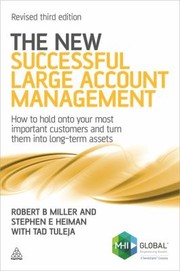 Cover of: The New Successful Large Account Management