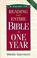 Cover of: A guide to reading the entire Bible in one year