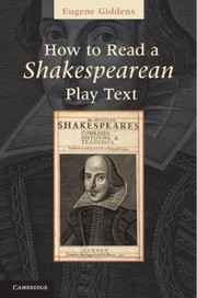 Cover of: How to Read a Shakespearean Play Text
